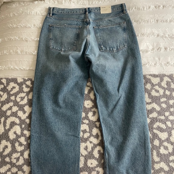 NWT Agolde 90’s Pinch Waist High Rise Jean in Abstract - 31 - Picture 10 of 12